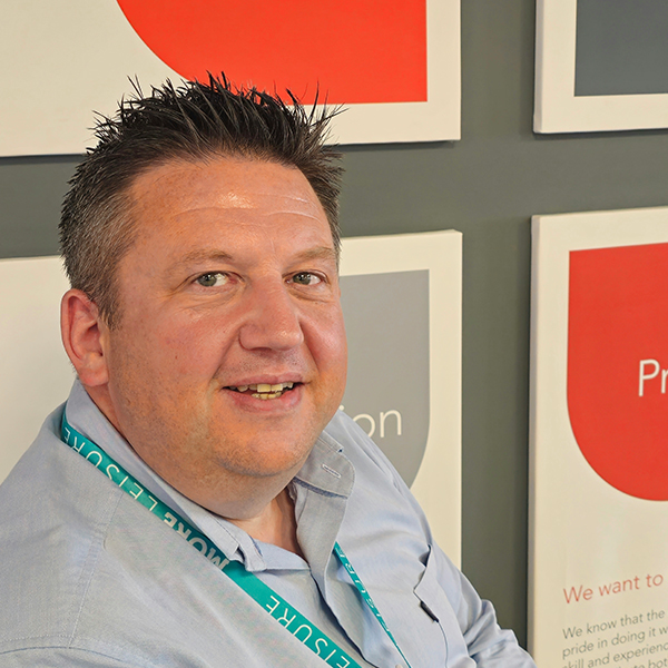A photo of Mark Forrest, Management System & Information Manager at Serco Leisure