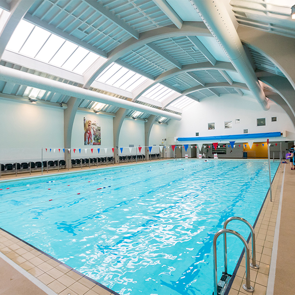 A photo of a leisure centre pool run by Serco Leisure